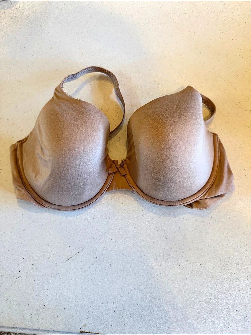 Victoria's Secret Lined Perfect Coverage Bra in nude 34DD